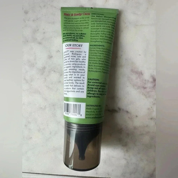 Mielle New Rosemary Mint Clarifying Sugar Scalp Scrub - Picture 2 of 5